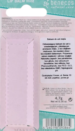 Natürlicher Lippenbalsam mit Minzöl und Sheabutter
