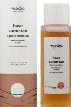 Natürlicher selbstbräunender Toner für das Gesicht