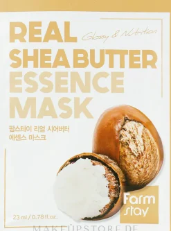 Nährende und beruhigende Tuchmaske mit Sheabutter