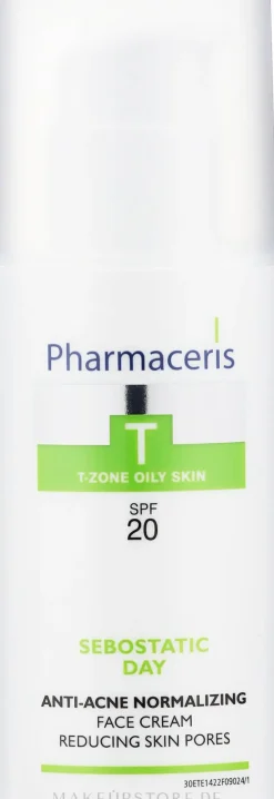 Normalisierende und mattierende Anti-Akne Tagescreme zur Porenverengung SPF 20
