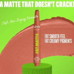 NYX Professional Makeup Fat Matte Smooth Color Lipstick