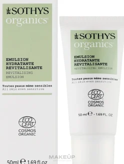 Organische reparierende und feuchtigkeitsspendende Emulsion