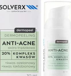 Peeling für das Gesicht mit Azelainsäure und Lactobionsäure 20%