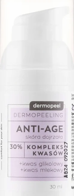Peeling für das Gesicht mit Glykol- und Milchsäure 30%