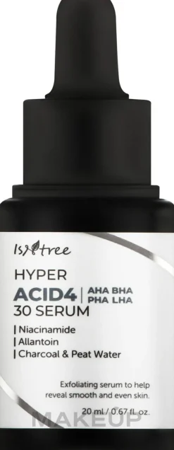 Peelingserum für das Gesicht auf Säurebasis