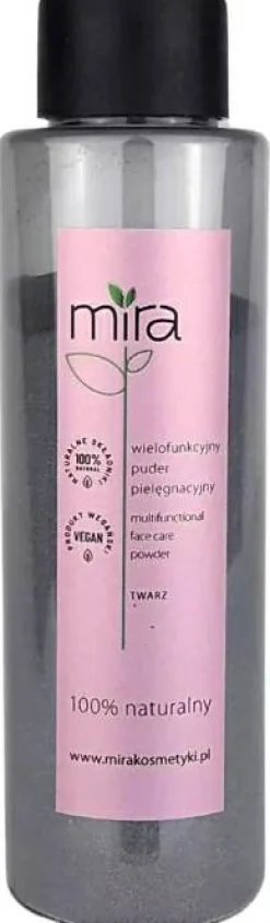 Pflegender multifunktionaler Puder für das Gesicht mit Haferflocken, weißem Ton, Aktivkohle und Spirulina
