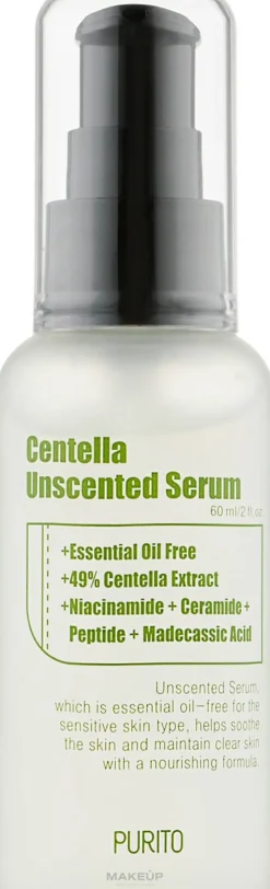 Pflegendes und glättendes Gesichtsserum für empflindliche Haut mit Centella Asiatica