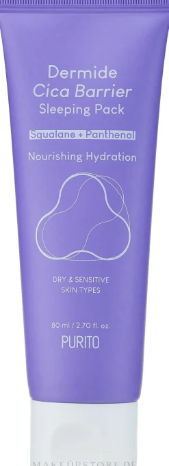 Regenerierende Gesichtsmaske für die Nacht mit Ceramide und Hyaluronsäure