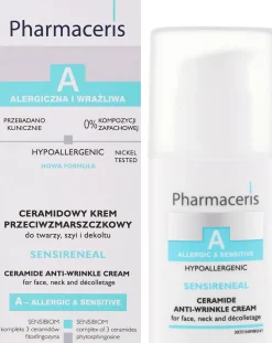 Regenerierende, glättende und straffende Anti-Falten Gesichtscreme für empfindliche und allergische Haut SPF 10