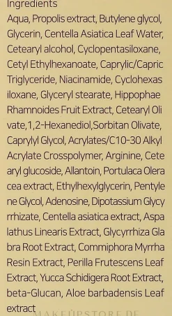 Regenerierende Nachtmaske mit Vitaminen und Propolis für das Gesicht