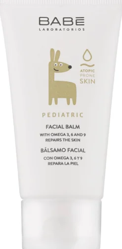 Regenerierender Gesichtsbalsam für gereizte Kinderhaut mit Omega 3, 6 und 9