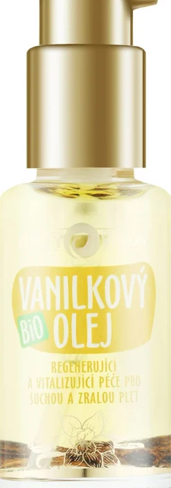 Regenerierendes und revitalisierendes Bio Vanilleöl für trockene und reife Haut