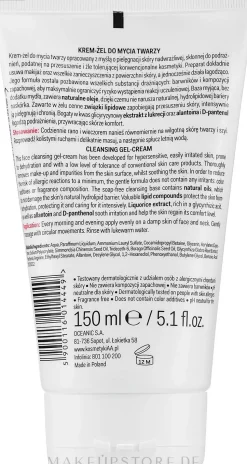 Reinigende Gesichtsgel-Creme mit D-Panthenol, Alantoine und Süßholz-Extrakt