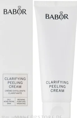 Reinigende Peelingcreme für fettige Haut