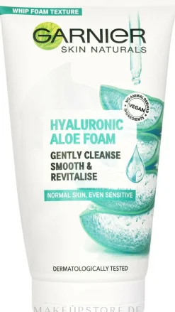 Reinigender Gesichtsschaum mit Hyaluronsäure und Aloe