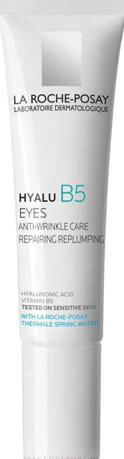 Reparierende Anti-Falten Augenkonturcreme mit Vitamin B5, Hyaluronsäure und Thermalwasser