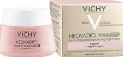 Revitalisierende und stärkende Rosé-Creme für reife Haut