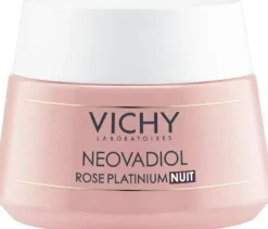 Revitalisierende und stärkende Rosé-Creme für reife Haut