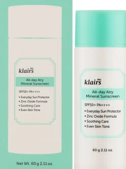 Sanfte mineralische Sonnencreme