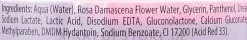 Satin Rosenwasser mit Rosenblütenextrakt, D-Panthenol und Harnstoff