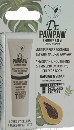 Schimmernder Balsam für Lippen, Wangen und Körper