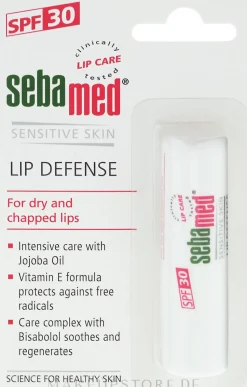 Schützender Balsam für trockene und rissige Lippen SPF 30