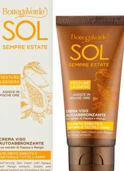 Selbstbräunungscreme für das Gesicht SPF 10