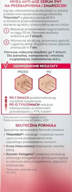 Serum gegen Pigmentflecken und Falten 2 in 1