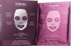 Set aus biocellulose Masken mit biomedizinischem Anemonenpeptid