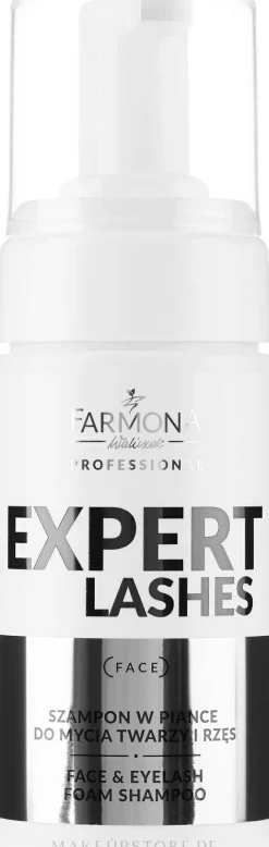 Shampoo für Gesicht und Wimpern