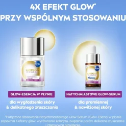 Sofort glanzabgebende Hautserum