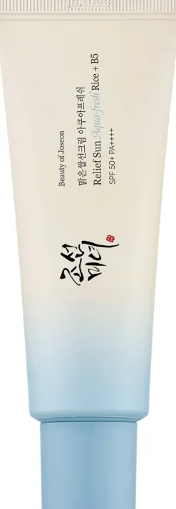 Sonnencreme für das Gesicht mit Reiswasser