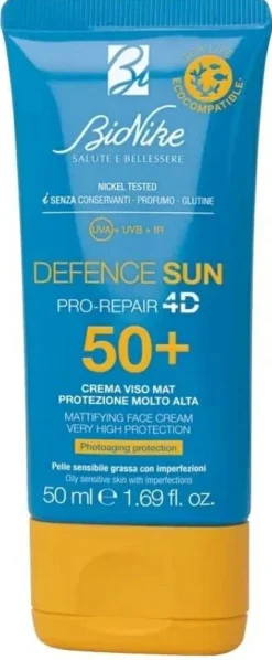 Sonnenschutz mattierende Creme