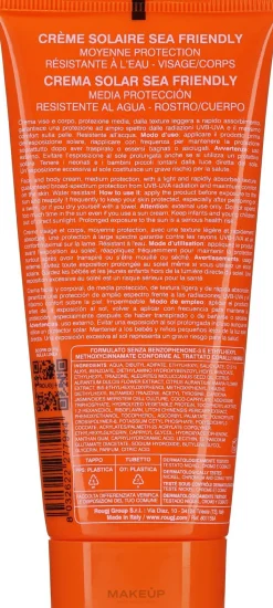 Sonnenschutzcreme für Gesicht und Körper