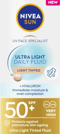 Sonnenschutz-Fluid für das Gesicht