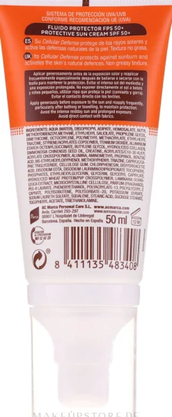 Sonnenschutzfluid mit Kollagen, Goldalgen und Vitaminen LSF 50