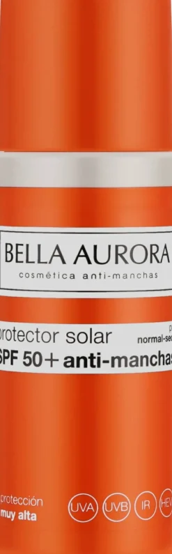 Sonnenschutzfluid gegen Pigmentflecken für normale und trockene Gesichtshaut SPF 50+