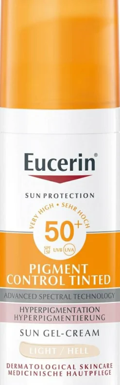 Sonnenschutz-Gel-Creme gegen Pigmentflecken