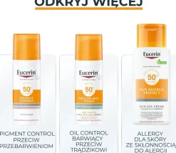 Sonnenschutz-Gel-Creme gegen Pigmentflecken