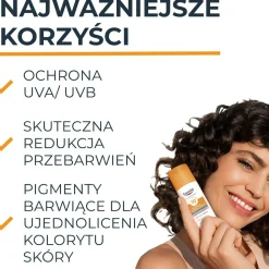 Sonnenschutz-Gel-Creme gegen Pigmentflecken