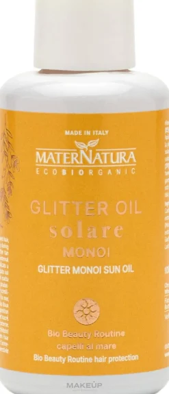 Sonnenschutzöl mit Glitzer
