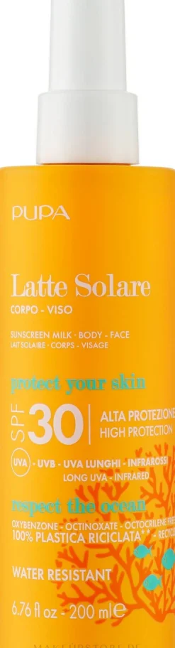 Sonnenschutzmilch für Gesicht und Körper