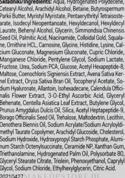 Straffende und pflegende Augencreme mit Goldpartikeln und Ceramiden 60+
