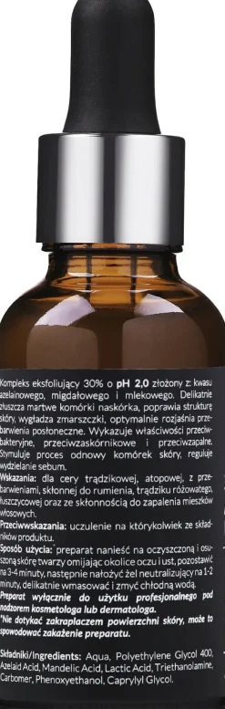 Säurekomplex für das Gesicht mit Azelainsäure, Mandelsäure und Milchsäure