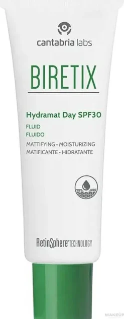 Tagesfeuchtigkeitsspender und mattierendes Fluid SPF30