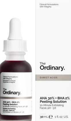The Ordinary AHA 30% + BHA 2% Peeling Solution