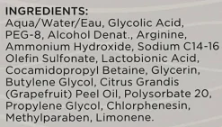 Tiefenreinigender Gesichtsschaum mit AHA- und Glykolsäure
