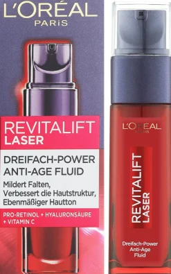 Tiefenwirksames regenerierendes Anti-Aging-Fluid mit Hyaluronsäure und Pro-Retinol