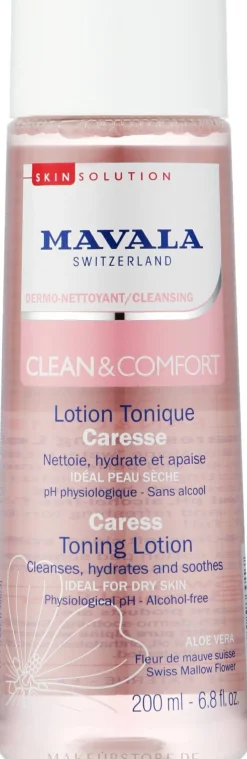 Tonisierende Gesichtslotion mit Malvenblütenwasser