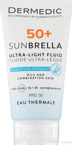 Ultraleichte Schutzcreme für fettige- und Mischhaut SPF 50+
